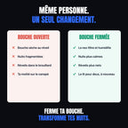 NOX — comparatif bouche ouverte vs bouche fermée
