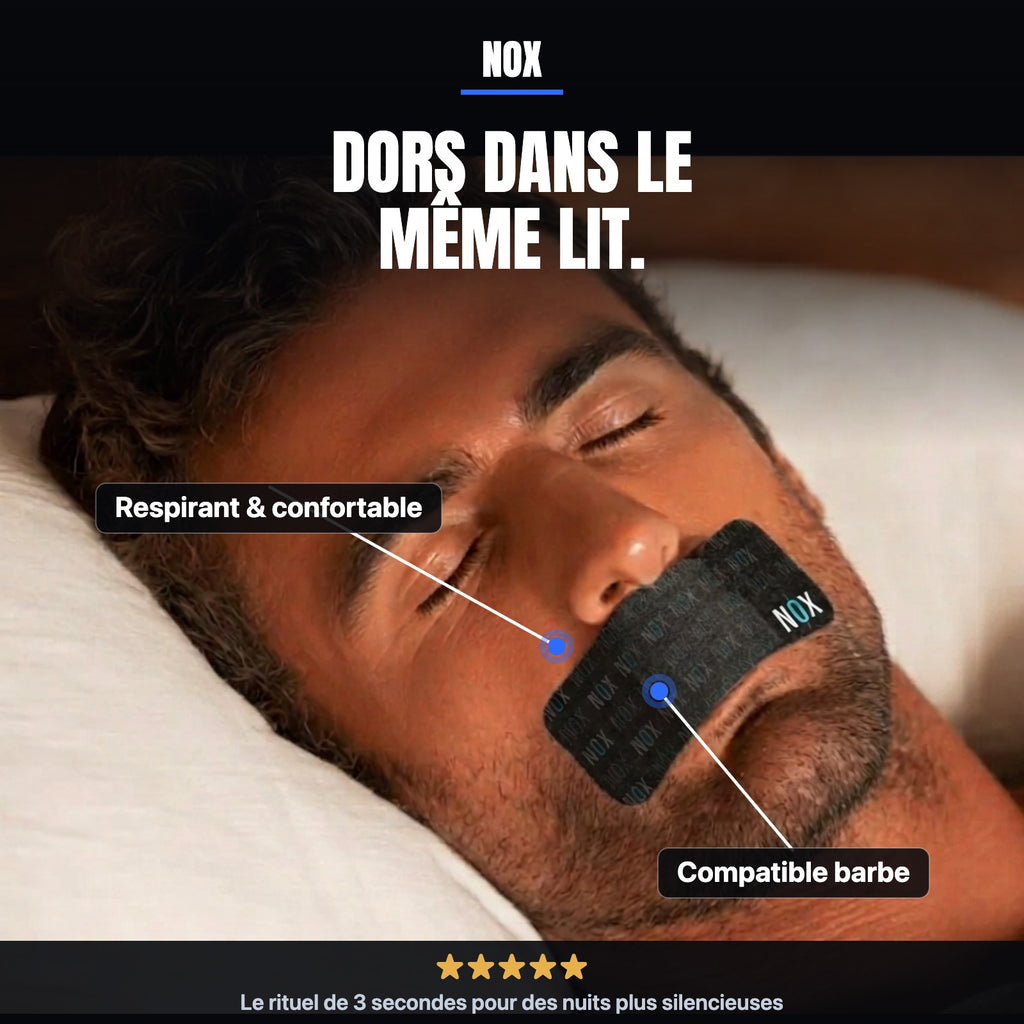 NOX — dors dans le même lit, bande annotée
