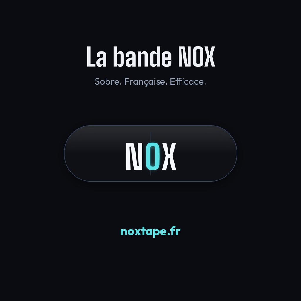 Bandes de sommeil Noxtape — pack 30 nuits