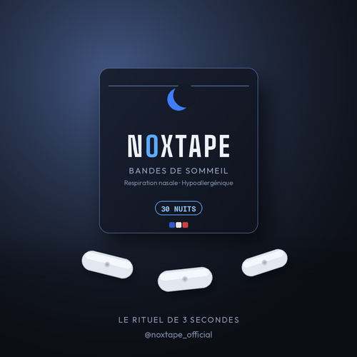 Bandes de sommeil Noxtape — pack 30 nuits